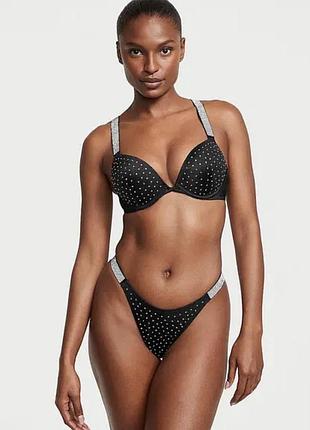 Оригінальний купальник victorias secret із стразами. в подарунок блиск для губ victorias secret))