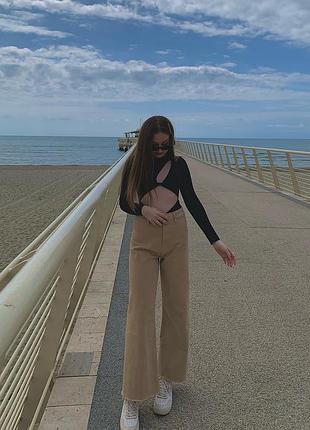 Брюки бежеві