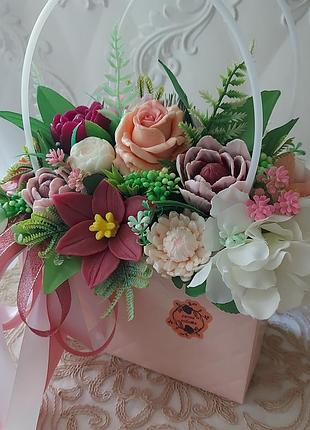 Мыльный букет