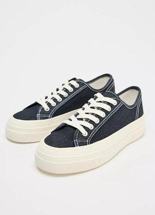 Джинсові кеди zara new