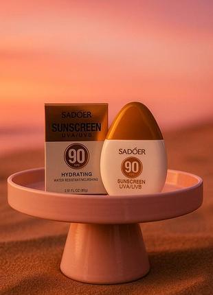 Солнцезащитный крем sadoer sun screen spf 90+ pa+++