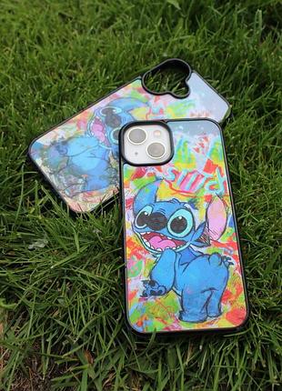 Захисний чохол для iphone з голографічною 3d картинкою  stitch з magsafe