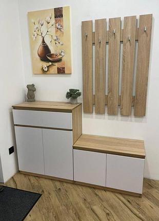 Комлект комоды и вешалка гардероб