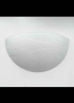 Скло запасний плафон для світильника половинка півмісяць