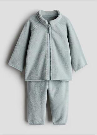 🧸 теплый костюм на флисе | h&amp;m