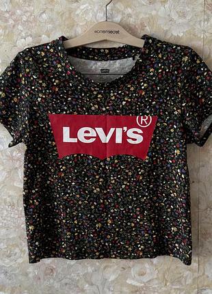 Футболка укороченная котон levi’s