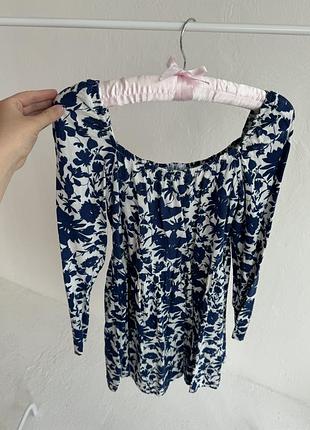 Сукня з синіми квітами kiki