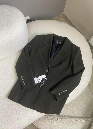 Піджак із вовни zara, вовняний жакет зара