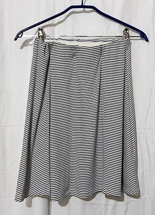 Легкая летняя женская юбка в полоску pimkie на резинке