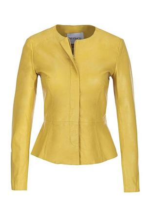 Шкіряний жакет куртка