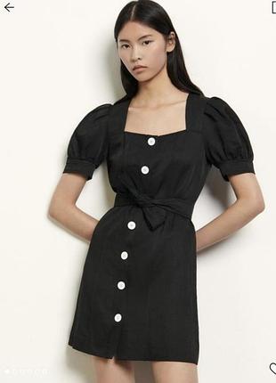 Суперстильне льняне плаття sandro,розмір s