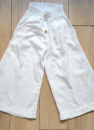 Трендовые муслиновые детские штаны
