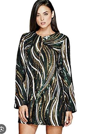 Платье платье 👗 с аистыми пайетками marciano сток