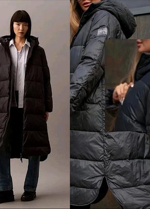 Куртка пальто calvin klein пуховик кельвін кляйн xs s