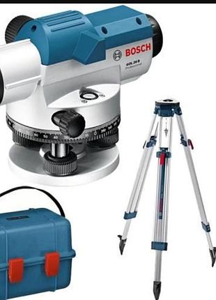 Нивелир оптический bosch gol 26 d+штатив bt160+линейка gr 500