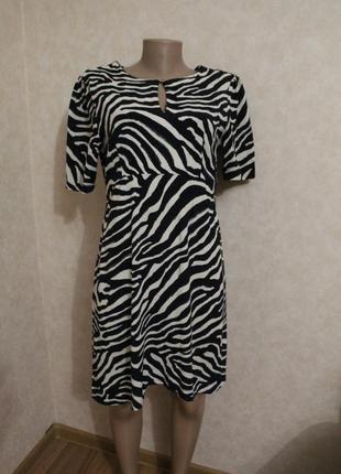 Сукня в принт зебри2 фото