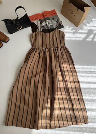 Лляна сукня mango