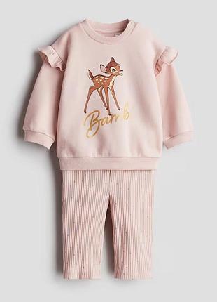 🧸 теплый костюм на флисе | h&amp;m