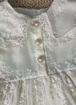 Ніжна дитяча святкова сукня