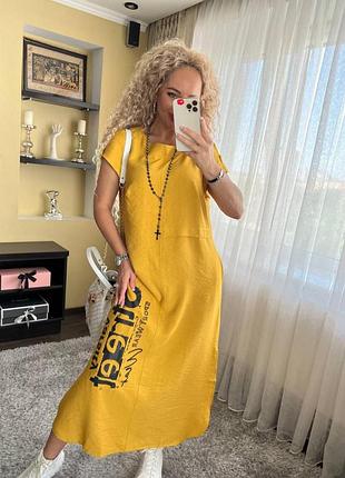 Жіноча комфортна сукня зі стильним принтом код 9206