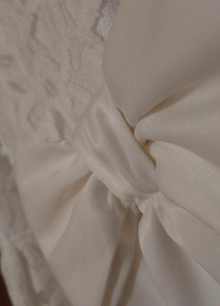 Платье белое для утреников4 фото