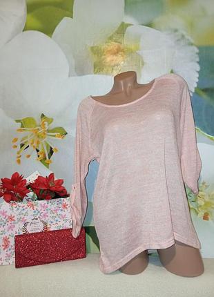 Красивая кофточка с прошвой р.l/xl