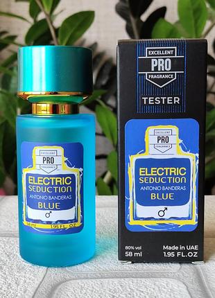 Популярні чоловічі парфуми electric blue seduction антоніо бандерас електрік блю седакшн