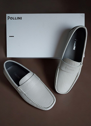 Мокасини 42,45р. pollini італія