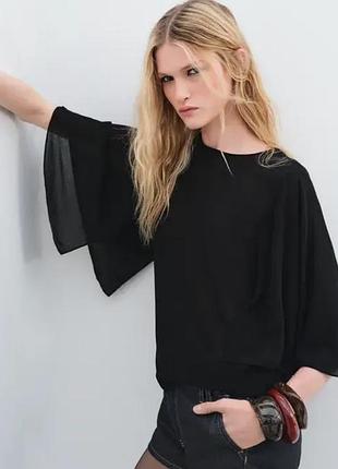 Срумуюча блуза zara zw collection