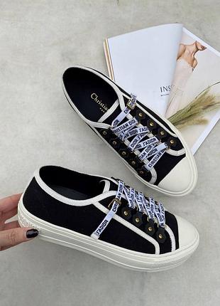 Кеды чёрные люкс