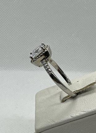 Кольцо серебро 925 3