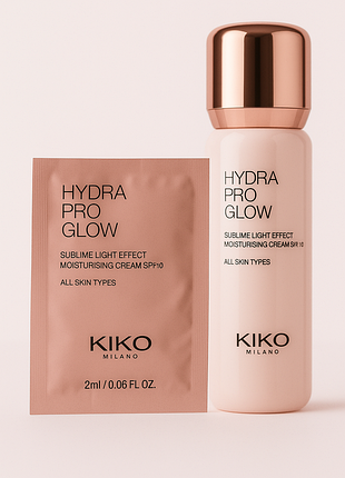 Новинка! зволожуюча база під макіяж з  spf 10, що додає сяйво kiko milano. пробник