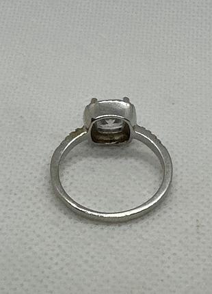 Кольцо серебро 925 4