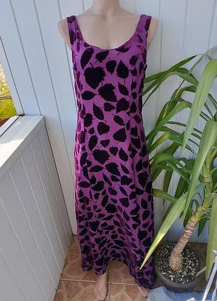 Шикарное шелковое платье