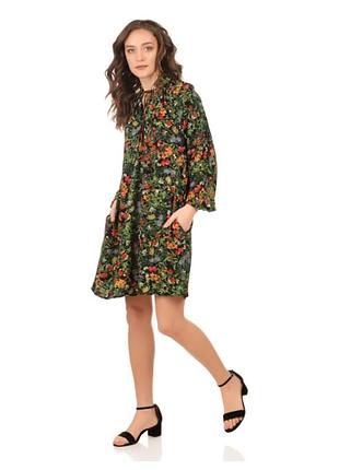 Вільна сукня в квітковий принт h&m