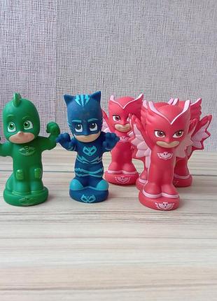 Іграшки для ванни pj masks water squirt від just play owlette, catboy gekko