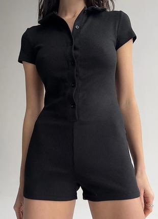 Продам стильний чорний комбінезон