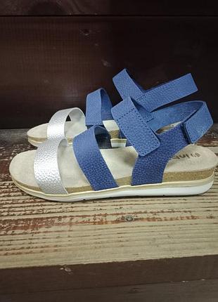 Женские красивые кожаные легкие босоножки inblu. украино-итальянский бур-во.