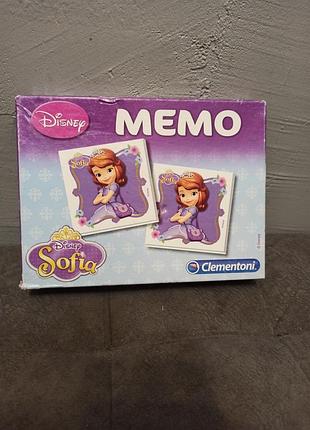 Настільна гра софія прекрасна clementoni мемо sofia the first (клементони)