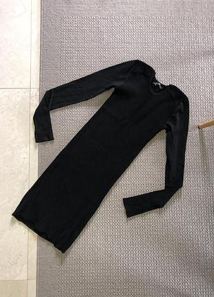 Плаття сукня рубчик в обтяжку платье утягивающее