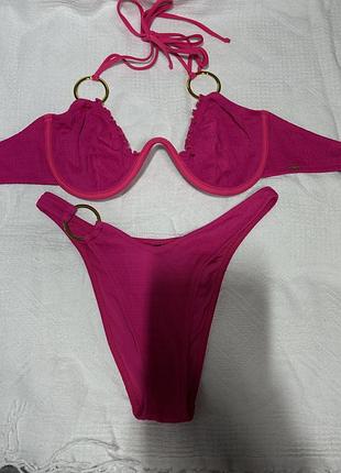 Рожевий купальник розмір м