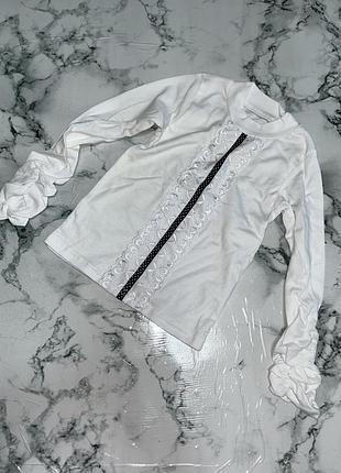 Ніжна ❣️ блузочка для дівчинки 4–6 років бавовна