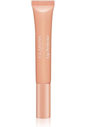 Блиск для губ clarins lip perfector shimmer 02 apricot, 12 ml