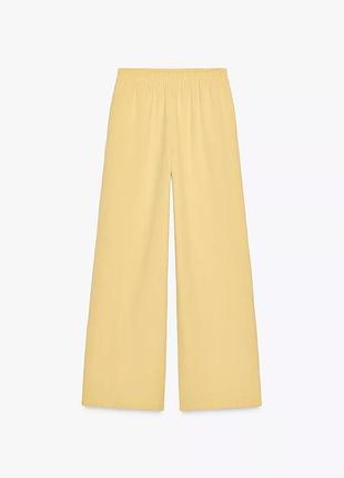 Брюки жіночі жовті zara new