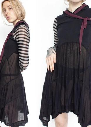 Cop copine комбінована сукня туніка y2k