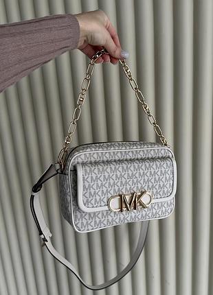 Сумка брендовая michael kors parker medium leather crossbody оригинал на подарок