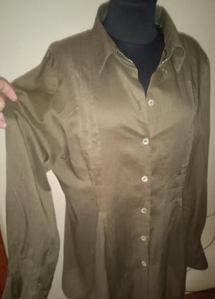 Рубашка длинная легкая