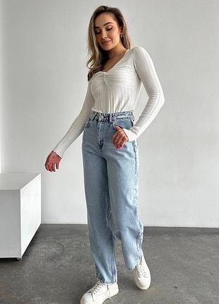 Джинсы багги