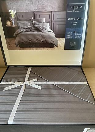 Постельное белье fiesta  страйп-сатин турция евро