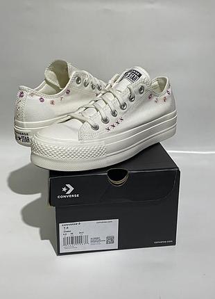 Оригінал! кеди converse жіночі a15008c ctas lift ox egret sugar berry cactus bud